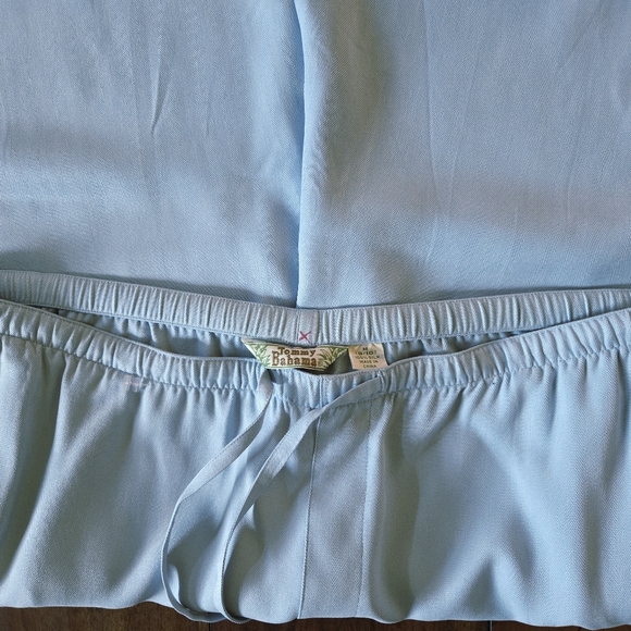 Tommy Bahama Women's Elastic Drawstring Pants Wide Leg Crop Silk Size Medium - Picture 7 of 8